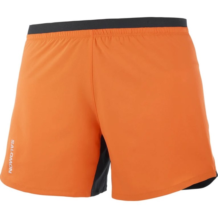 Orange Salomon Cross 5'' Women's Running Shorts | PH 54120L